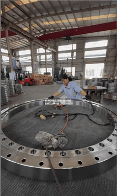 A Slewing Bearing With A Diameter Of 1800mm